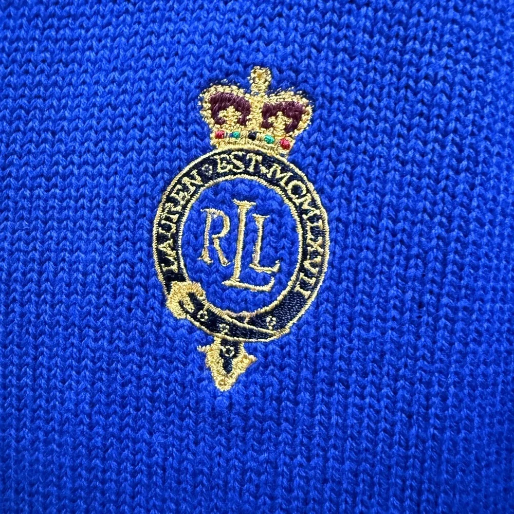 🔥Ralph Lauren Men’s Royal Blue sweater EC Size L🔥